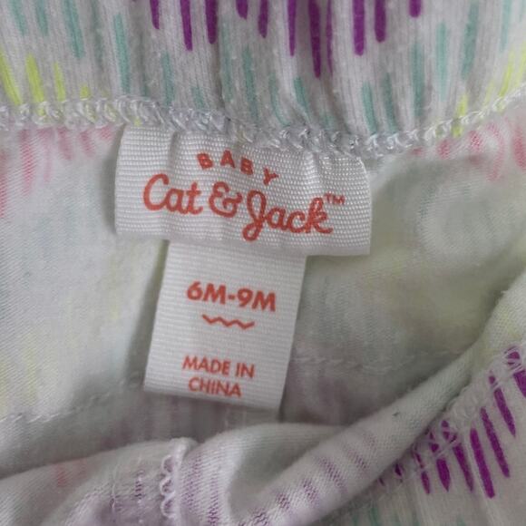 Lot of 6 Baby Girls 6-9 Mos Child of Mine Carters Cat & Jack PJ Bottoms Pants - Picture 6 of 7